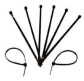 Kabelstrips, sort nylon, 3,5x150 mm, 100 stk