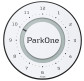 ParkOne 2 elektr. P-skive Hvid